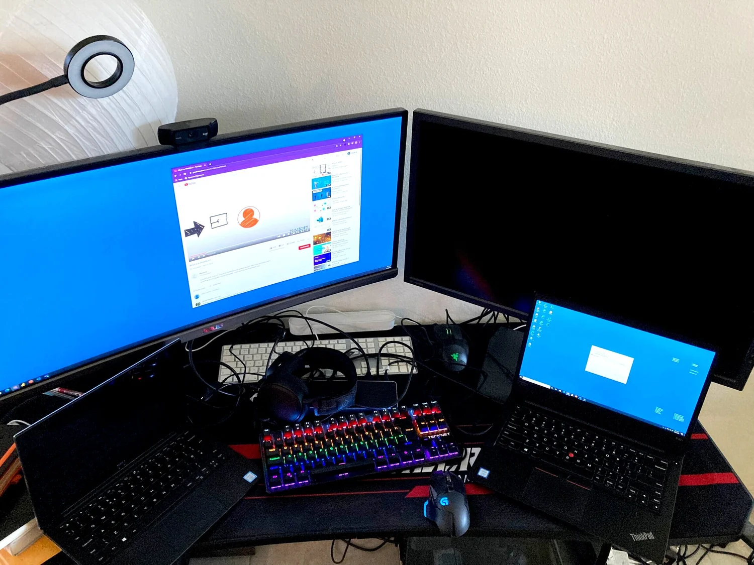 Desk setup